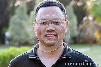 Asian mid-adult man Stock Photo