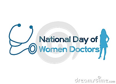 Asian nurse with stethoscope on light background. National Day of Women Doctors Stock Photo