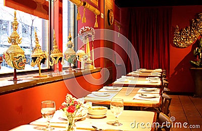 Asian restaurant Stock Photo