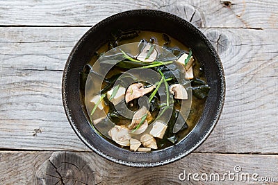 Asian seafood soup Stock Photo