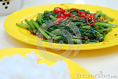 Asian spicy vegetables Stock Photo