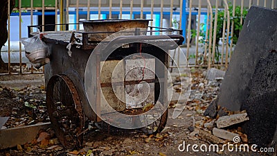 Asian stall on wheels Stock Photo