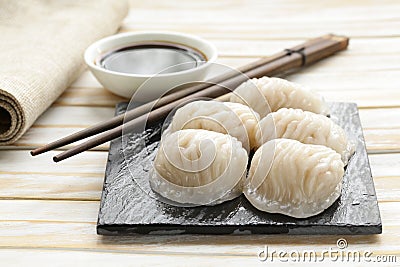 Asian steamed meat dumplings dim sum Stock Photo