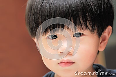 Asian toddler in Taiwan Stock Photo