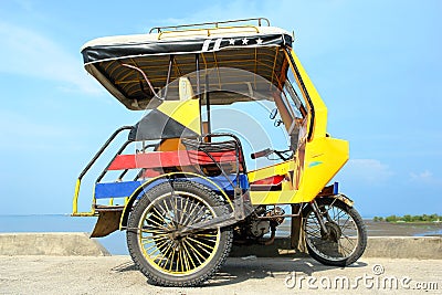 Asian tricycle Stock Photo