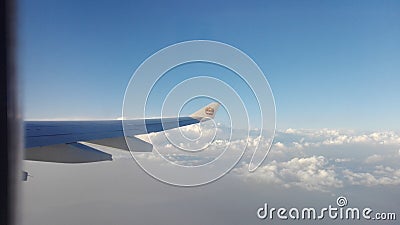 Asians clouds from 30 ft high Editorial Stock Photo