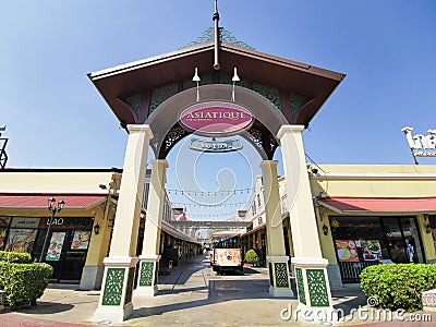 Asiatique Riverfront Night Market Editorial Stock Photo