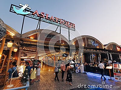 Asiatique Riverfront Night Market Editorial Stock Photo