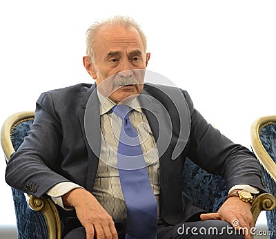 Aslambek Aslakhanov - Russian politician, member of Council of Federation. Deputy Chairman of the Federation Council Committee on Editorial Stock Photo