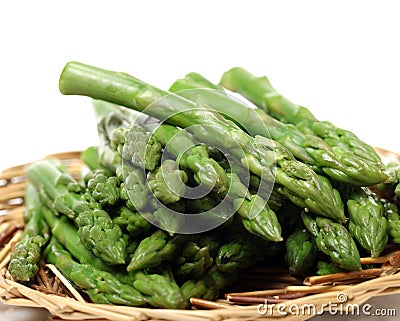 Asparagus Bundles Stock Photo