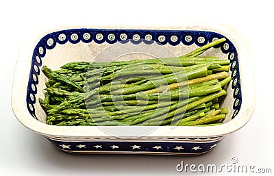 Asparagus cooked Stock Photo