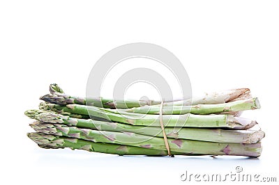 Asparagus heap Stock Photo