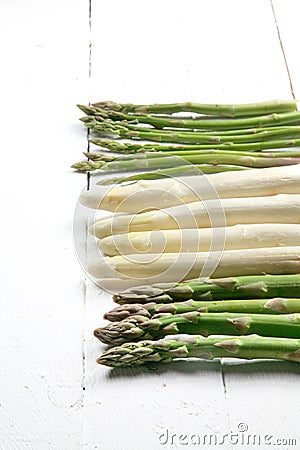 Asparagus variety Stock Photo