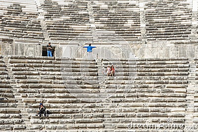 Aspendos theatre of antiquity Editorial Stock Photo