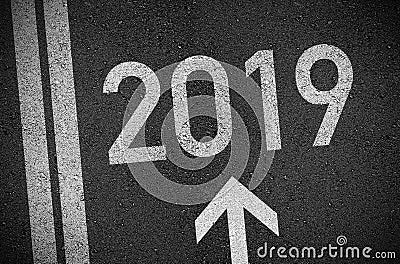 Happy New Year New Years Eve 2019 Change Changes. The New Year changes everything Stock Photo