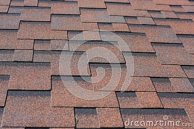 Asphalt shingles Stock Photo