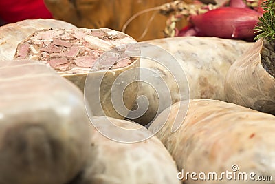 Aspic pieces Stock Photo