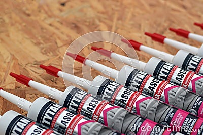 Assembly adhesive tytan professional classic fix invisible seam by Selena Group. Selena Group is a global leader and distributor Editorial Stock Photo