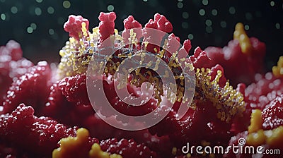 Crispr array assembly in bacteria, showing foreign Dna integration as spacers for immunity Stock Photo