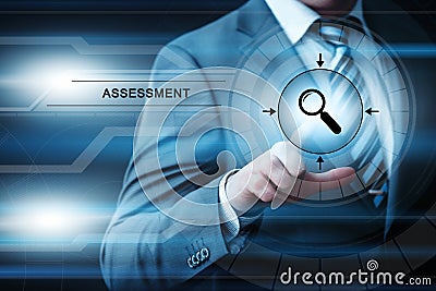 Assessment Analysis Evaluation Measure Business Analytics Technology concept Stock Photo