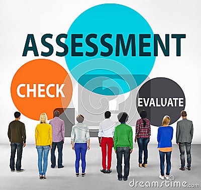 Assessment Calculation Estimate Evaluate Measurement Concept Stock Photo