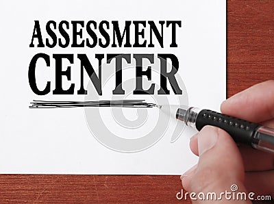 Assessment center Stock Photo