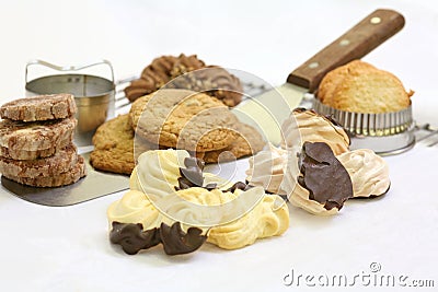 Assorted cookies Stock Photo