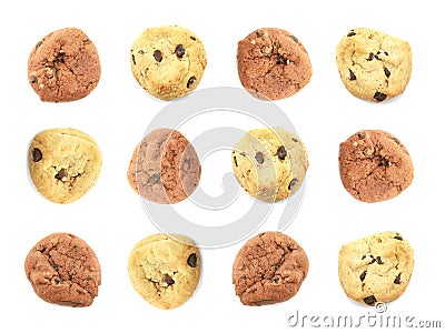 Assorted Cookies Food Wallpaper Background Stock Photo