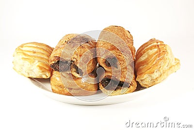 Assorted Danish Pastries Stock Photo