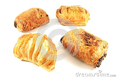 Assorted Danish Pastries Stock Photo