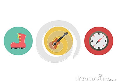 assorted icons. Vector illustration decorative design Vector Illustration