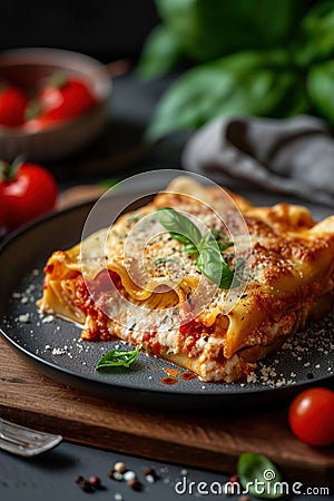 Assorted italian fresh pasta Stock Photo