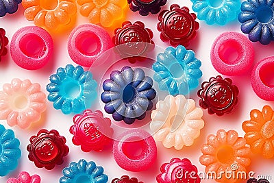 Assorted jelly beans. Colorful image great for backgrounds Stock Photo