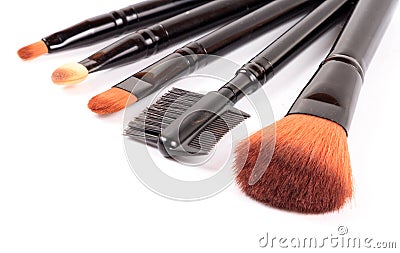 Assorted makeup blush Stock Photo