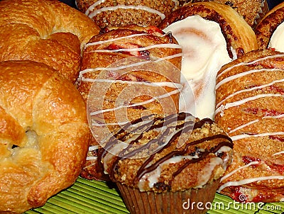 Assorted Pastries Stock Photo