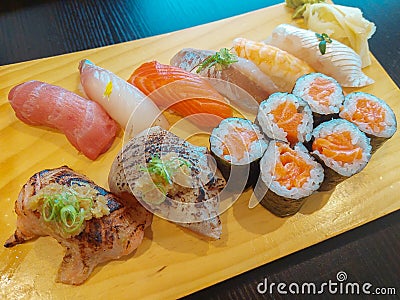 Assorted Sushi Stock Photo