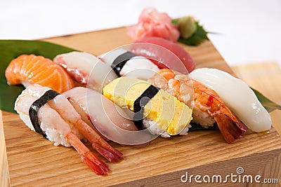 Assorted Sushi Stock Photo