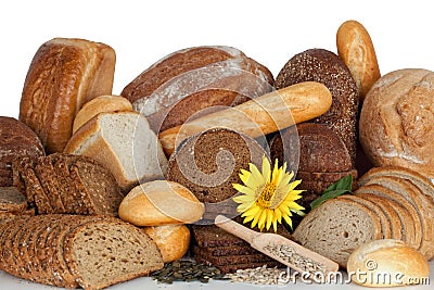 Assortment of baked goods Stock Photo