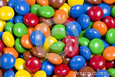 Assortment of Colorful Candies Stock Photo