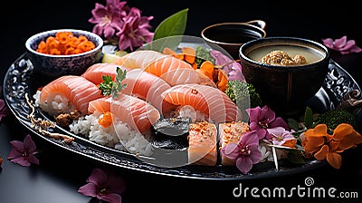 sushi rolls Stock Photo