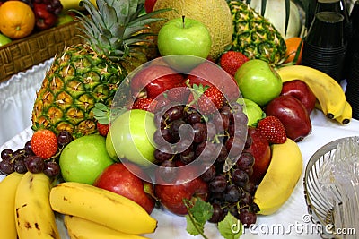 Assortment of fruit Stock Photo