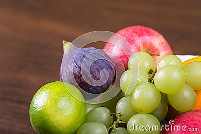 Assortment fruits Stock Photo
