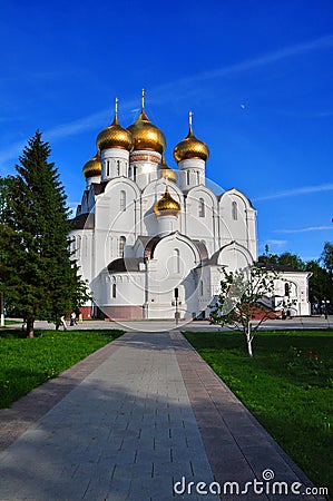 Assumption Cathedral. Yaroslavl, Russia Editorial Stock Photo