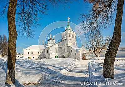 Assumption Church in Aleksandrovskaya Sloboda Stock Photo