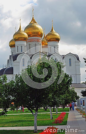 Assumption Church in Yaroslavl, Russia. Editorial Stock Photo