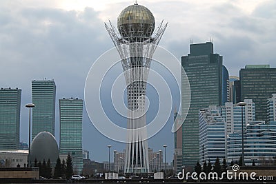 Astana Baiterek Stock Photo