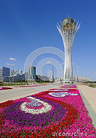 Astana - capital of Kazakhstan Stock Photo