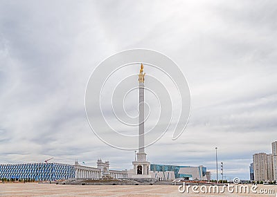 Astana, Kazakhstan - September 3, 2016: The area of Kazakhstan`s Editorial Stock Photo