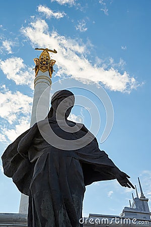 Astana cityscape. Astana is the capital of Kazakhstan. Editorial Stock Photo