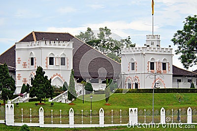 The Astana palace in Kuching, Sarawak, Borneo. Stock Photo